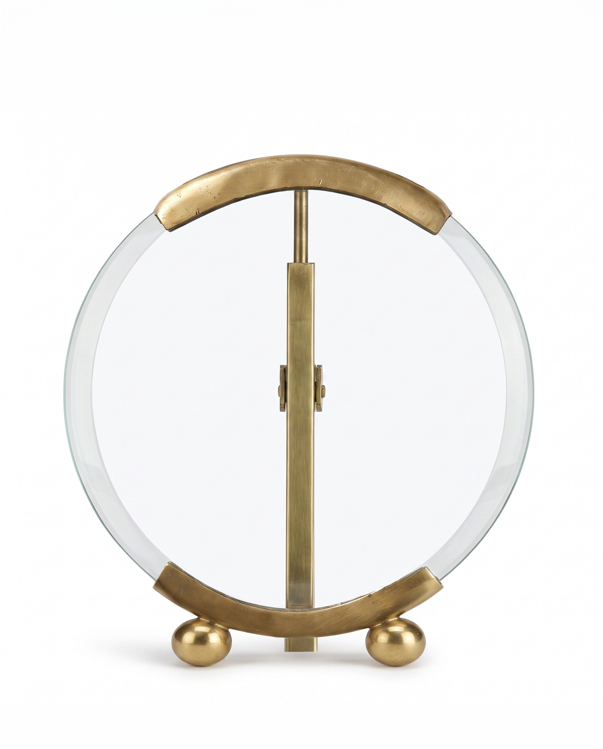 Round Brass Photo Frame