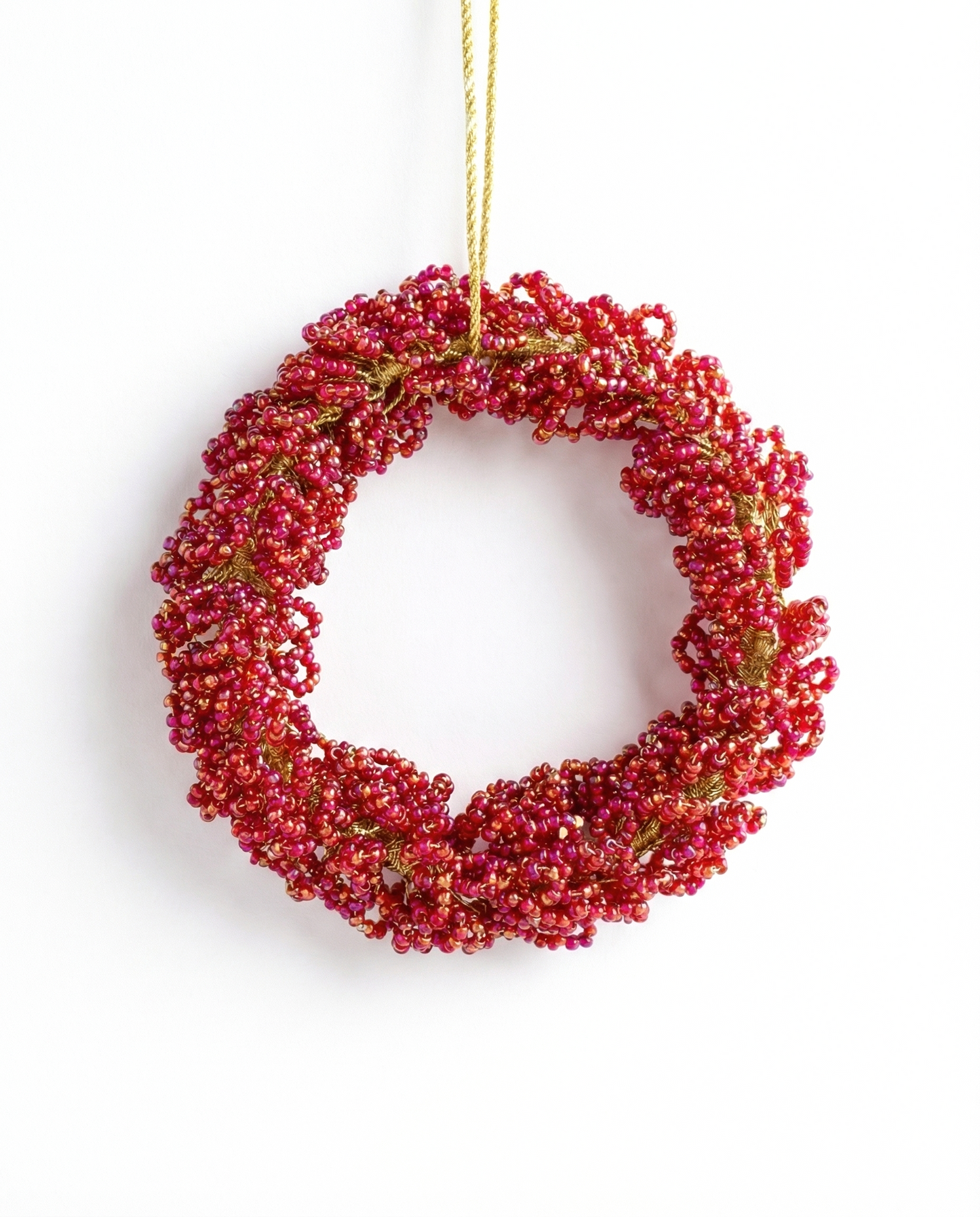 Beaded Wreath Ornament