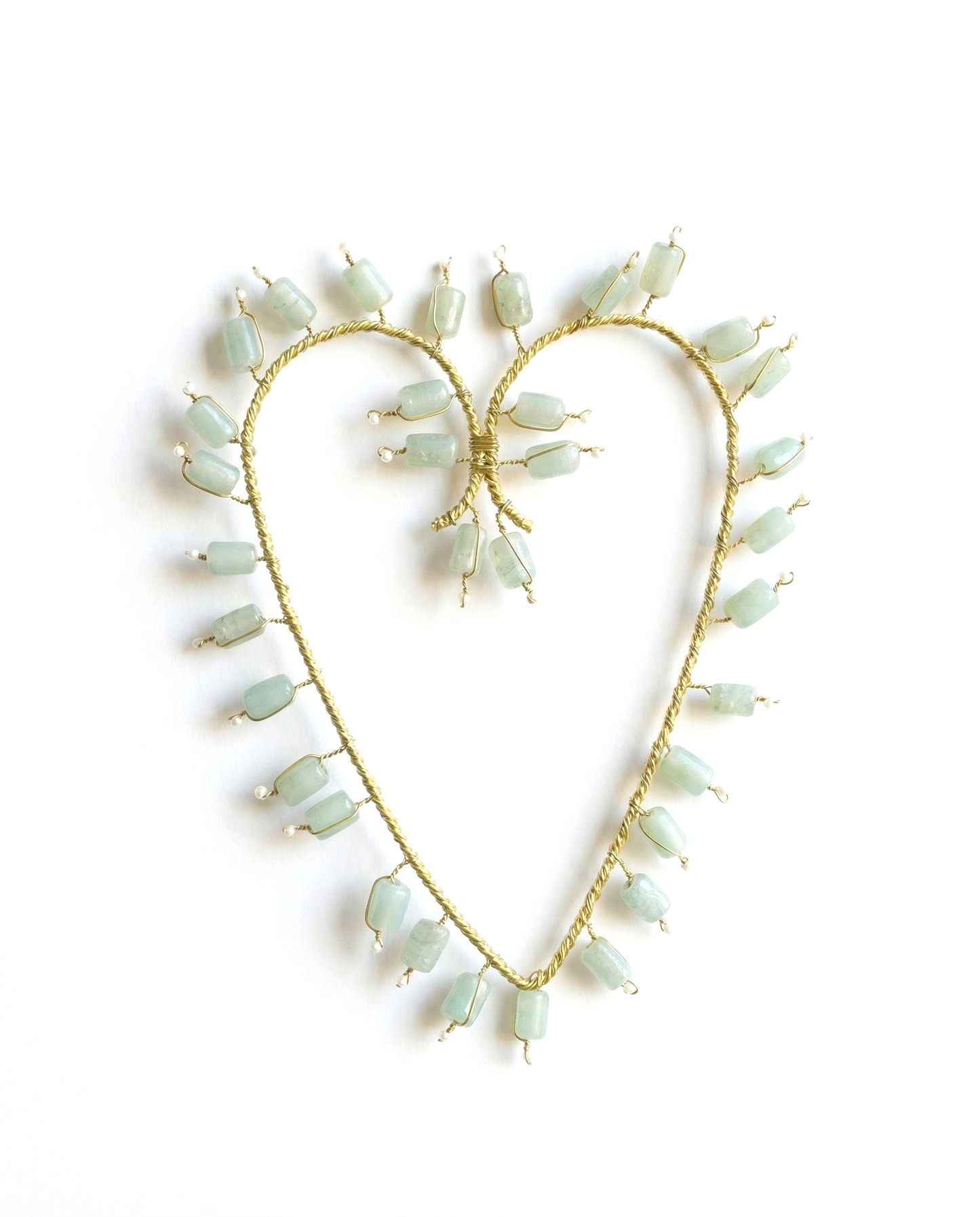 Beaded Heart Ornament