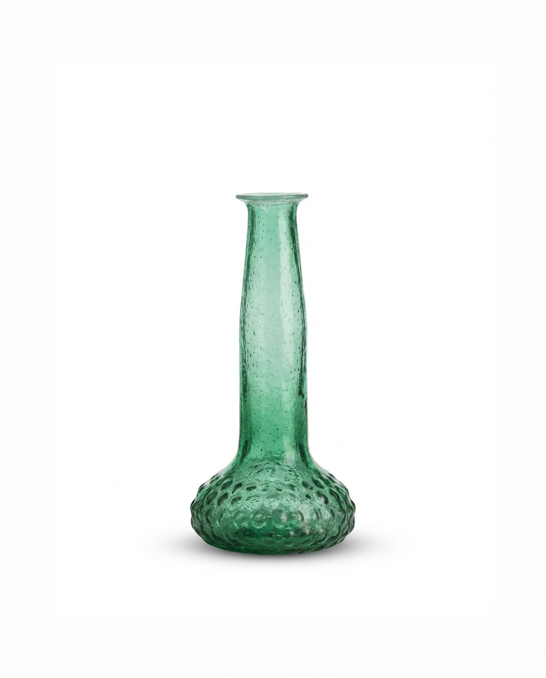 Recycled Glass Bud Vase Emerald Green