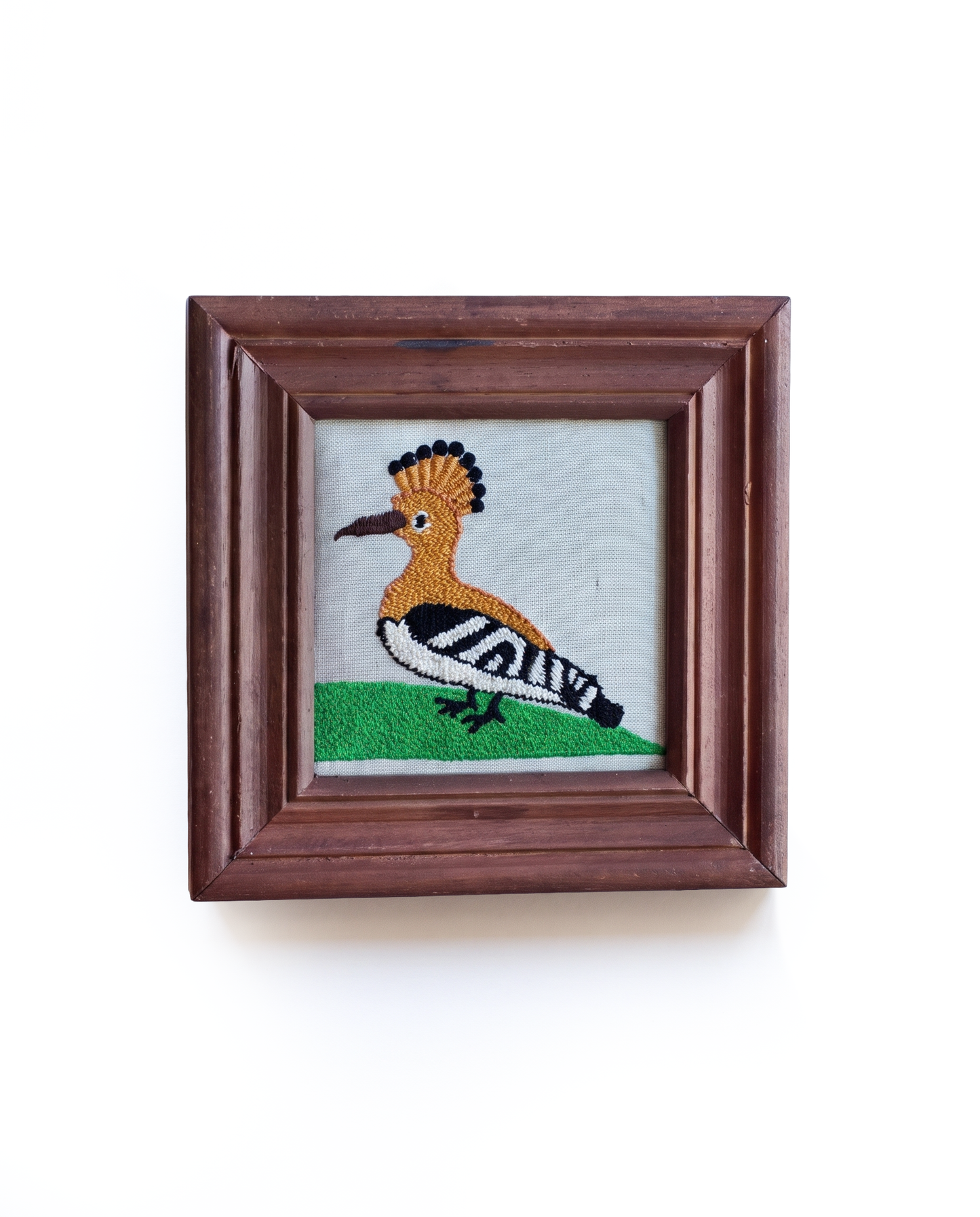 Embroidery Frame Hoopoe Bird