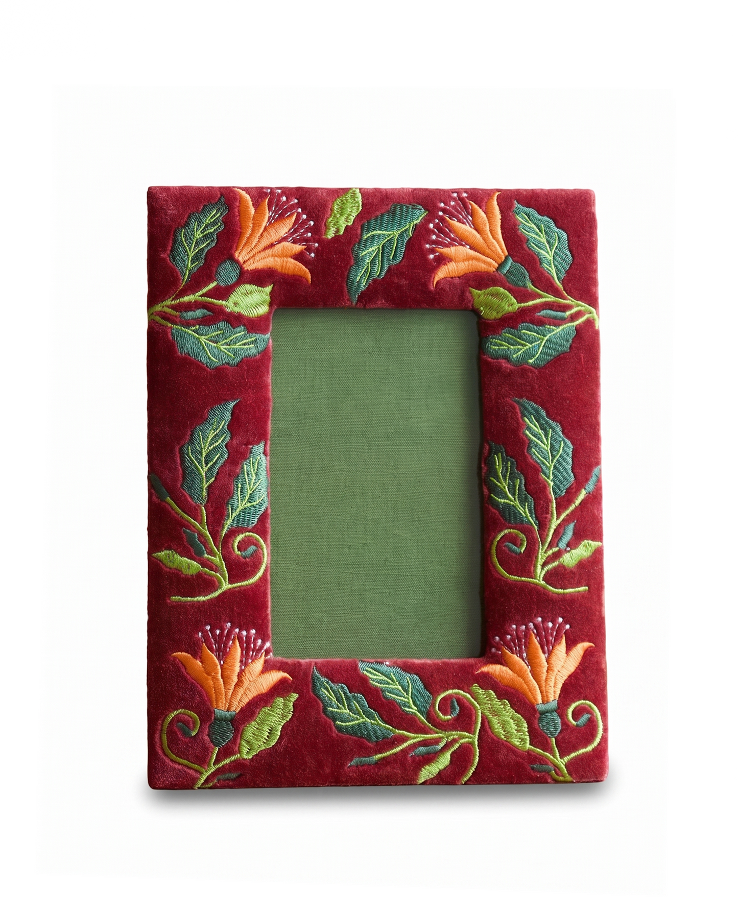 Folk Floral Photo Frame