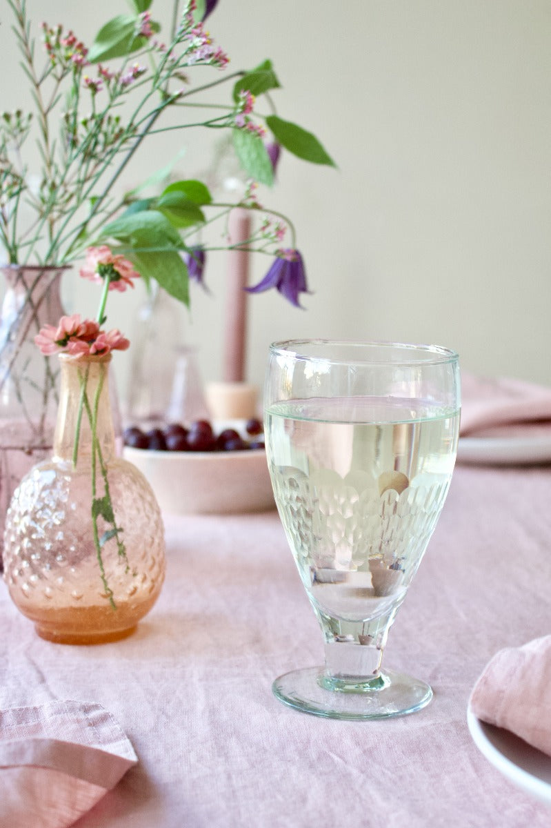 Vaas oranje gerecycled glas