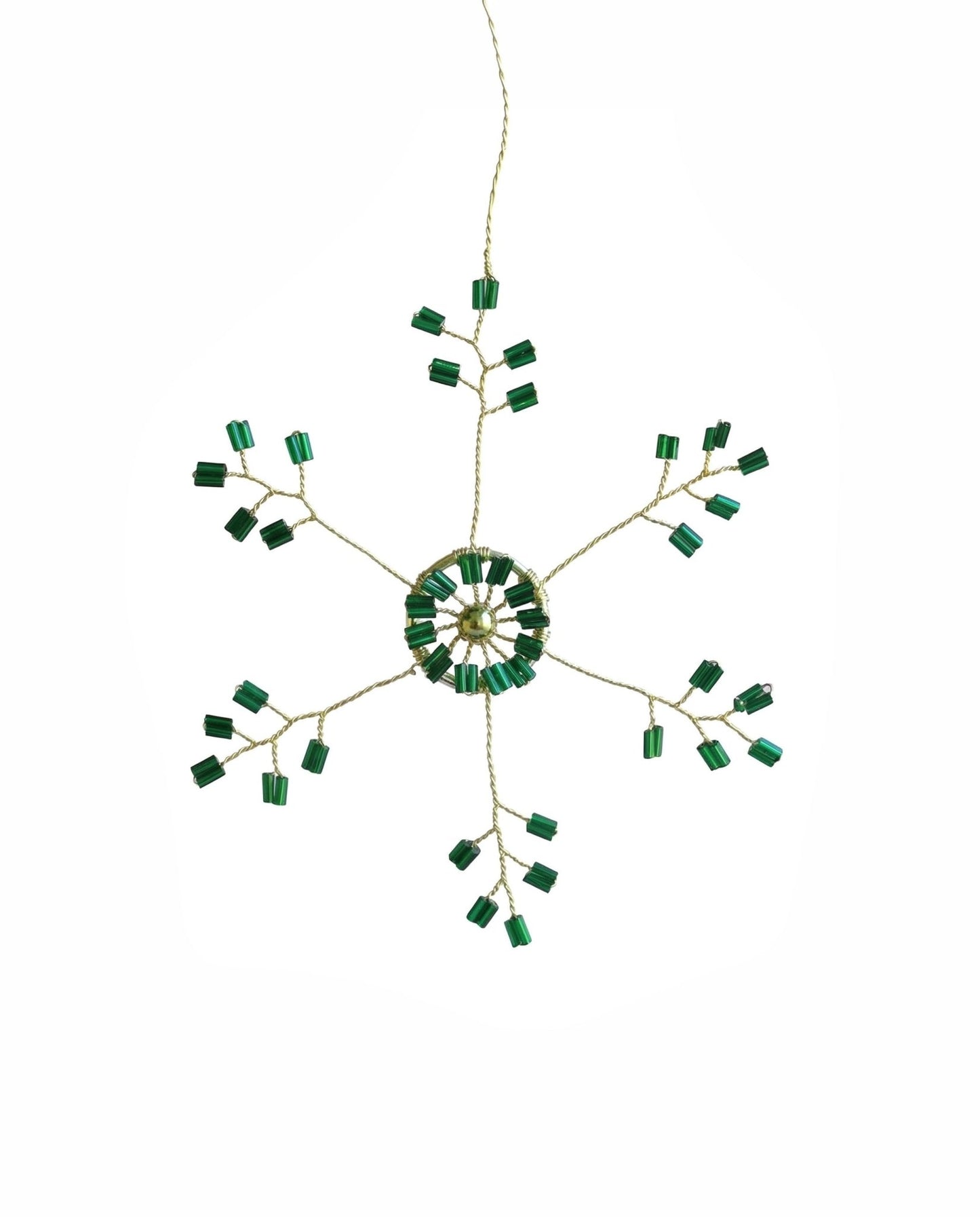 Beaded Snowflake Ornament