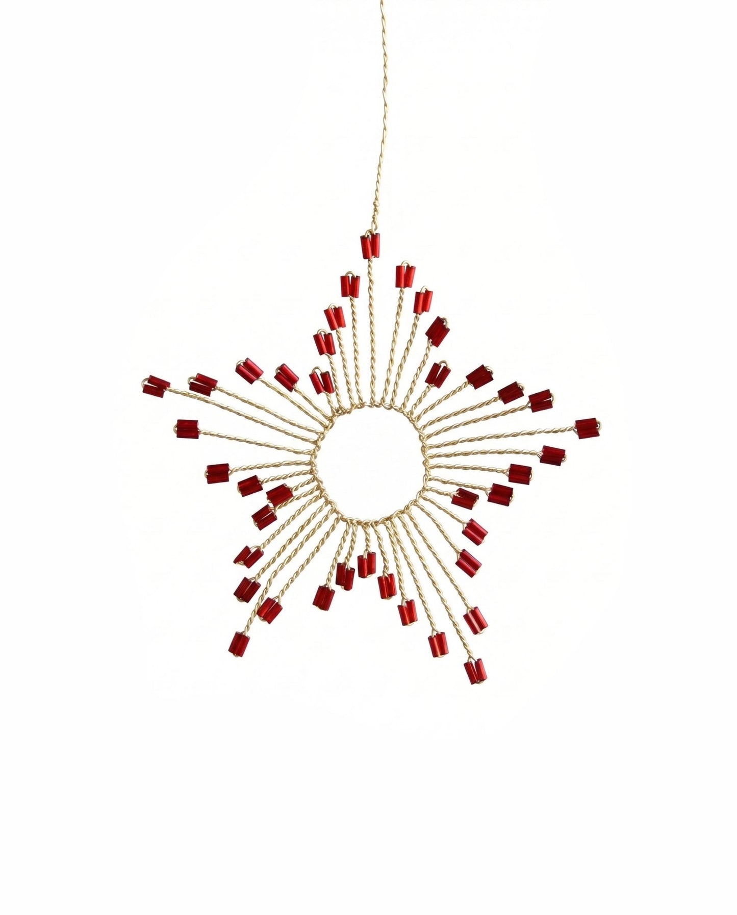Beaded Star Ornament