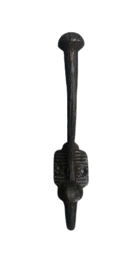 Black metal hook