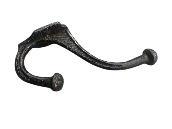 Black metal hook