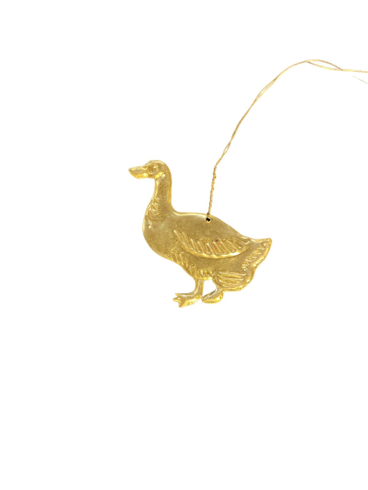 Brass Duck Ornament