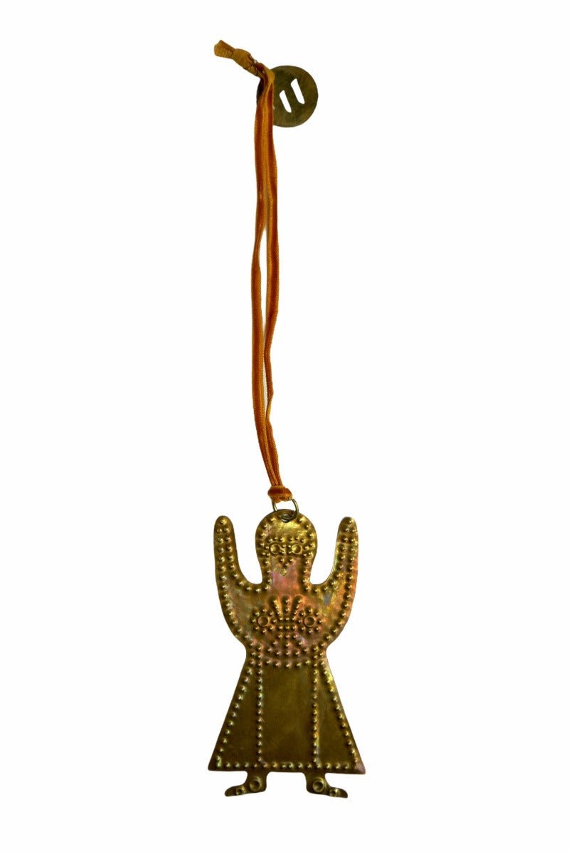 Brass Gingerbread Ornament