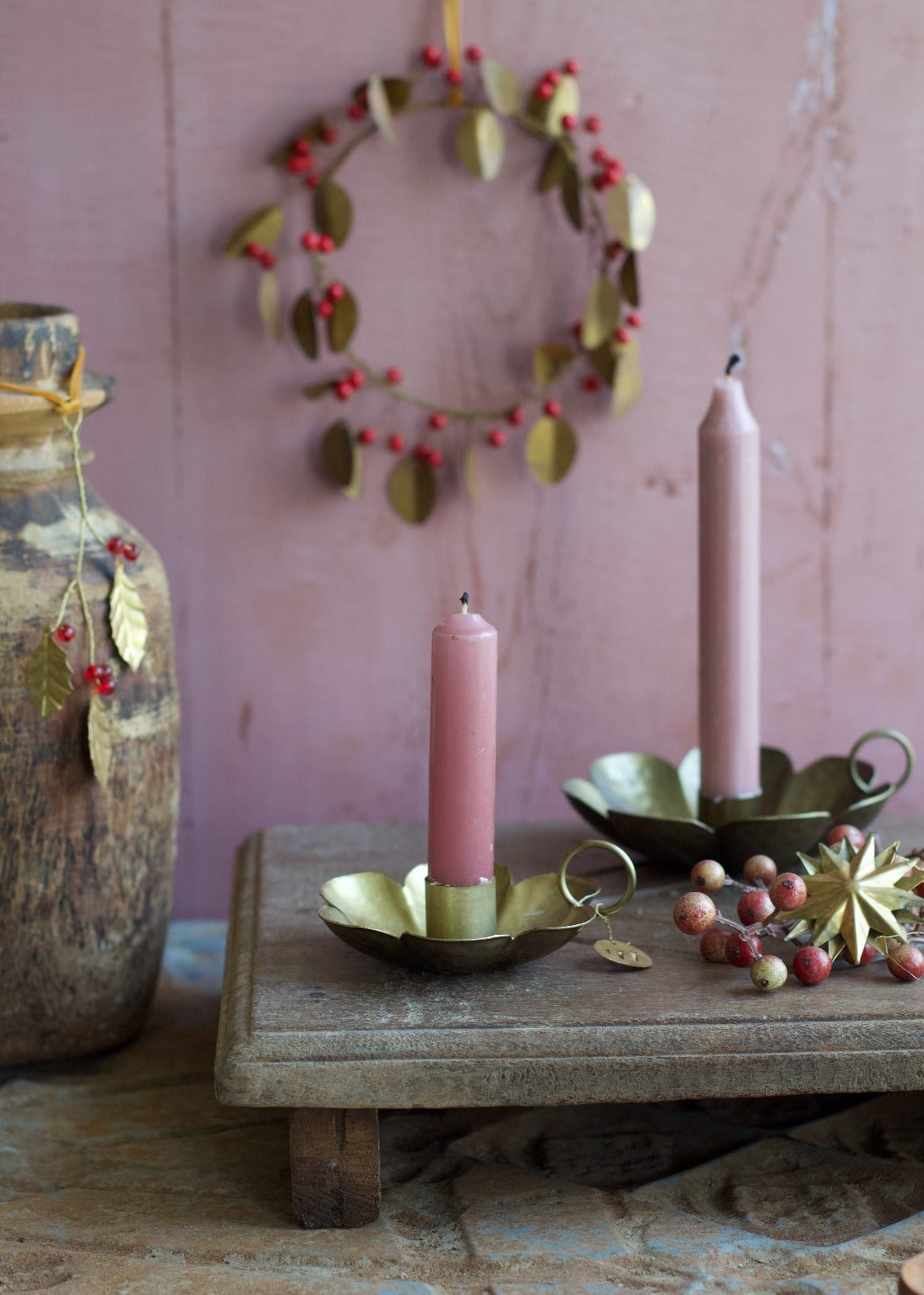 Candle holder metal