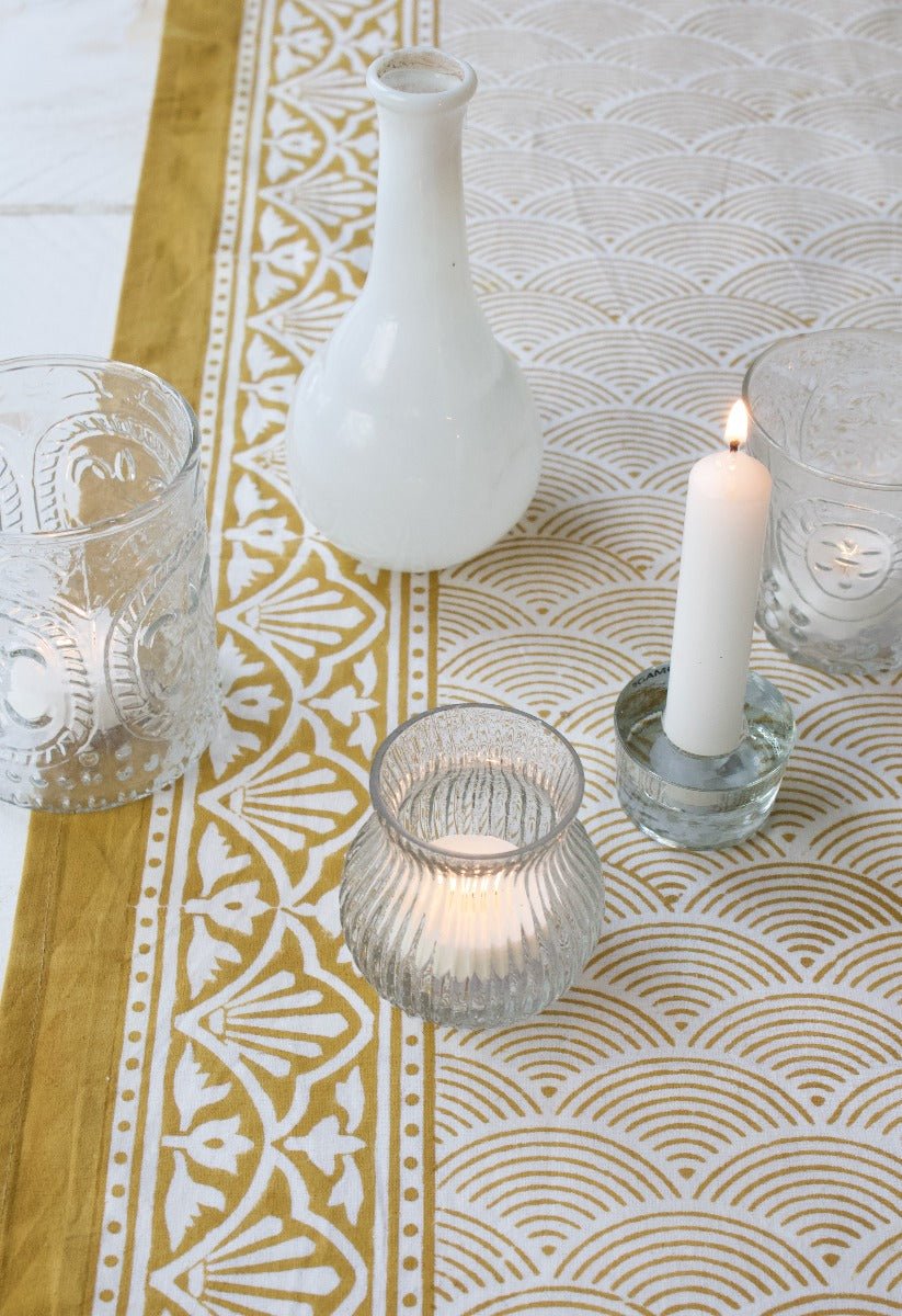 Candleholder transparent glass