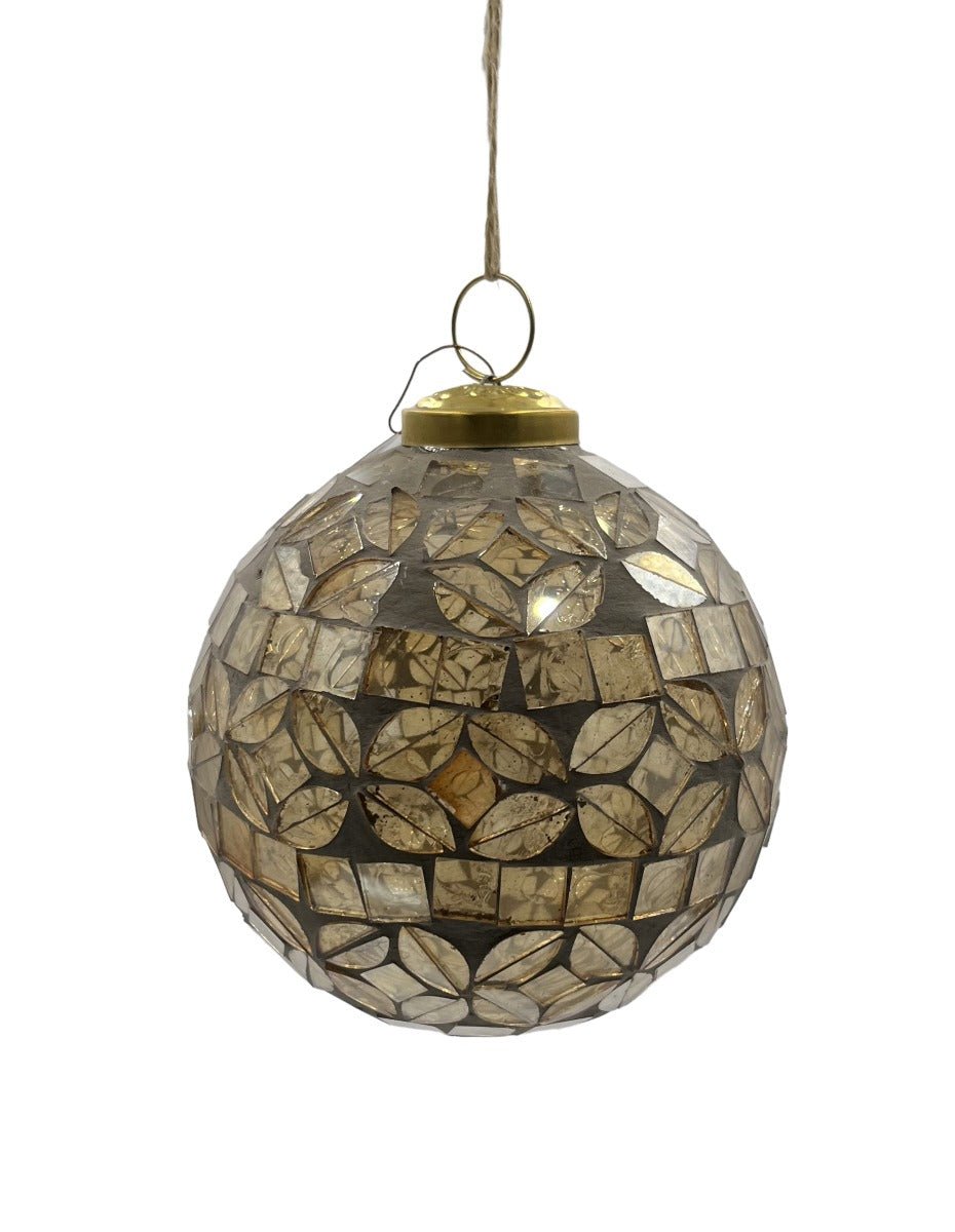 Mosaïque de boules de Noël