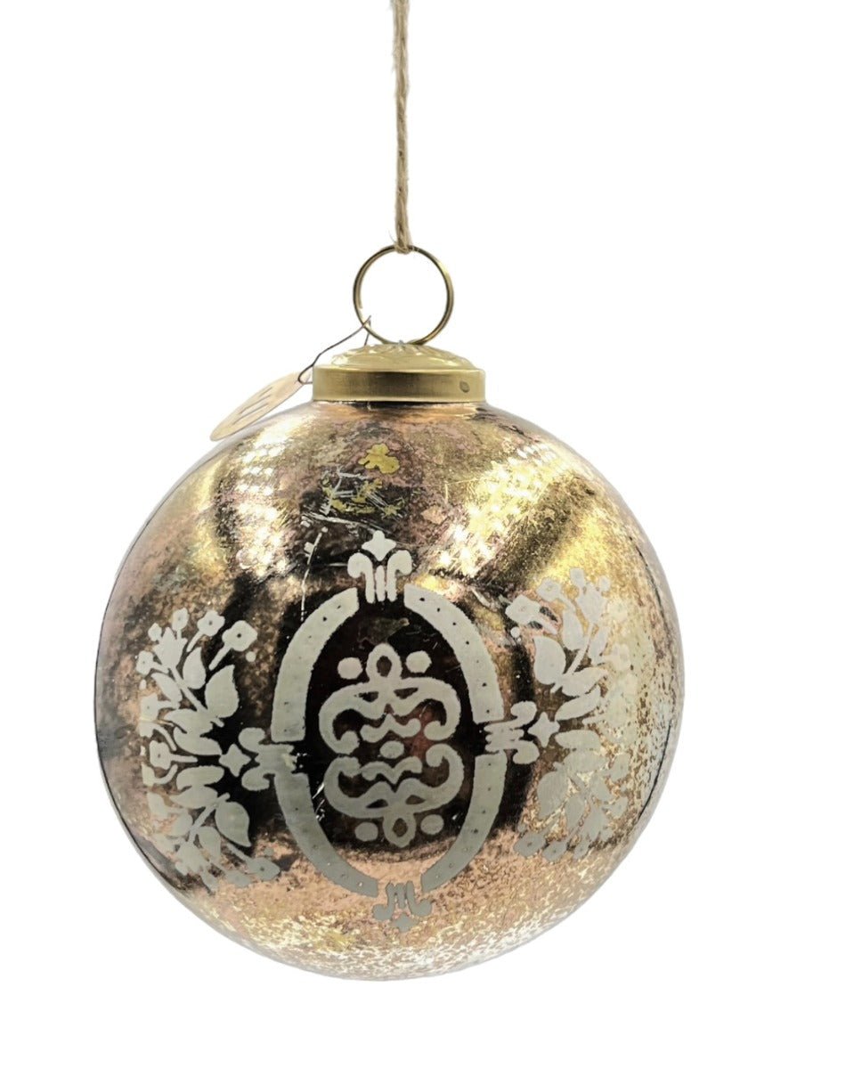 Christmas ball paisley design