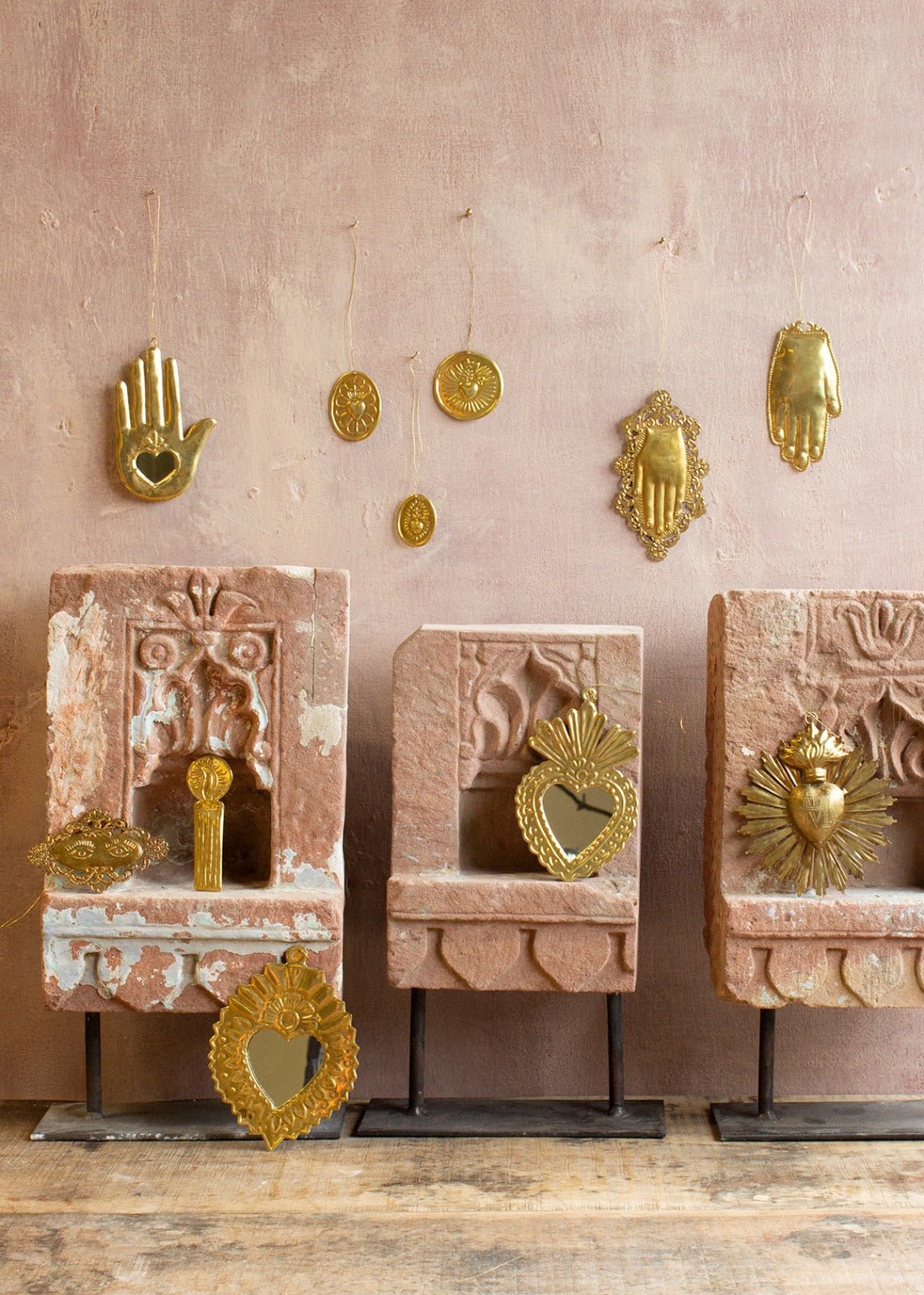 Ex-Voto Hand Ornament with Frame
