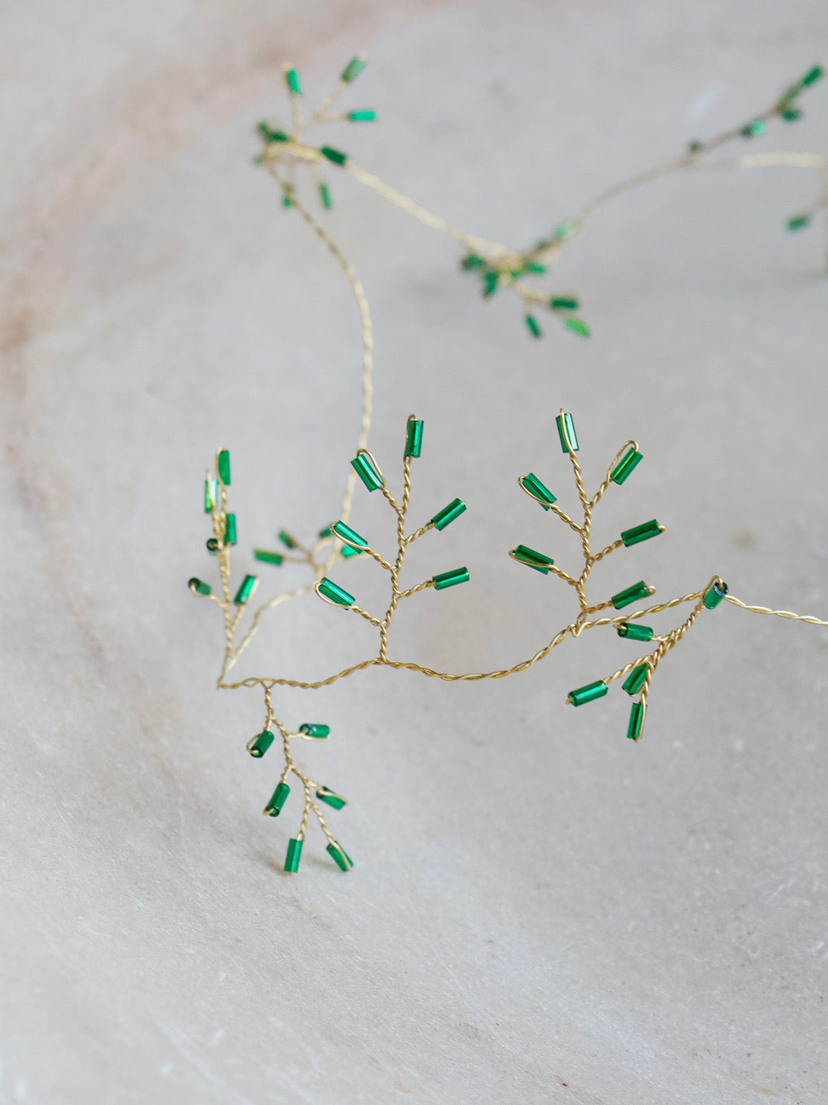 Guirlande vert jade