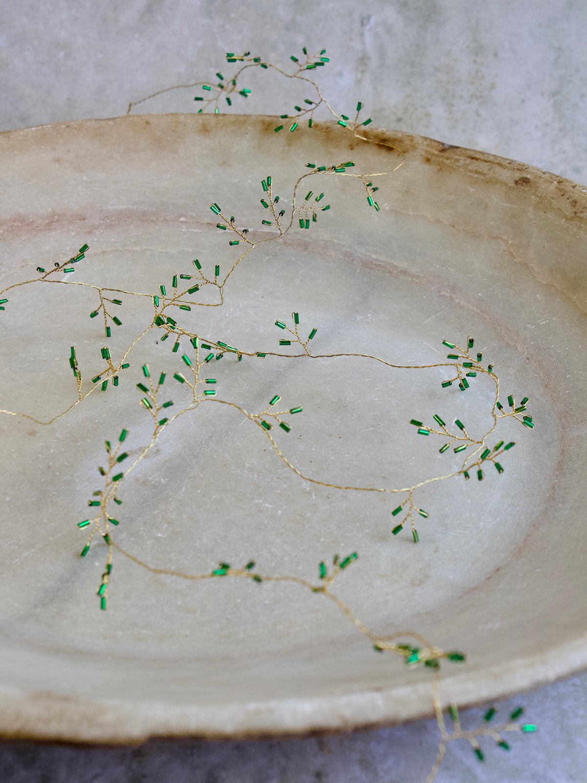 Guirlande vert jade