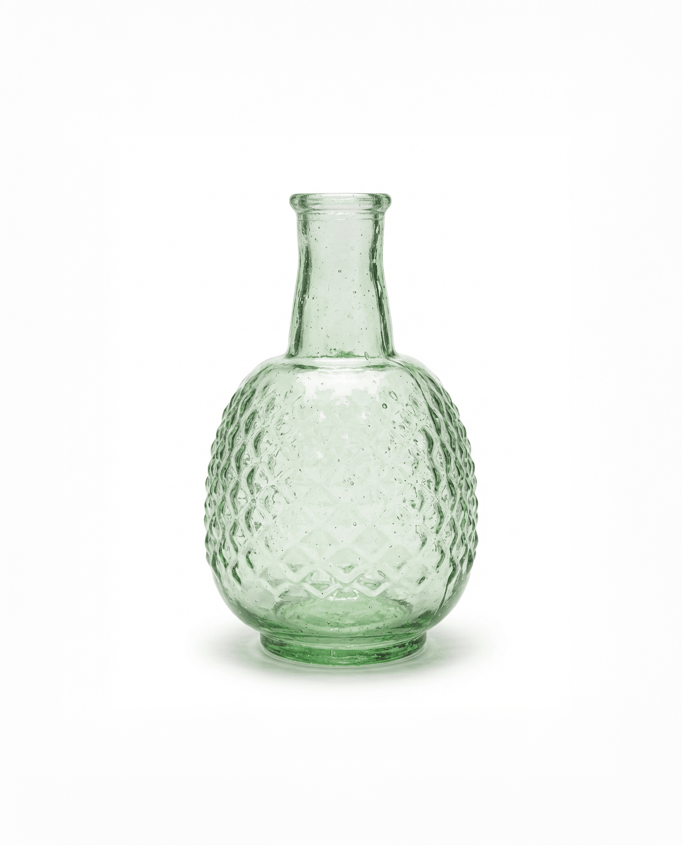 Glass Bud Vase Fresh Green