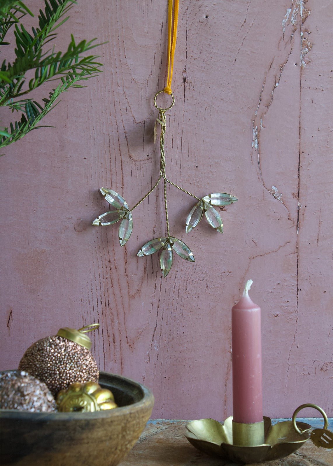 Décoration de feuilles de verre