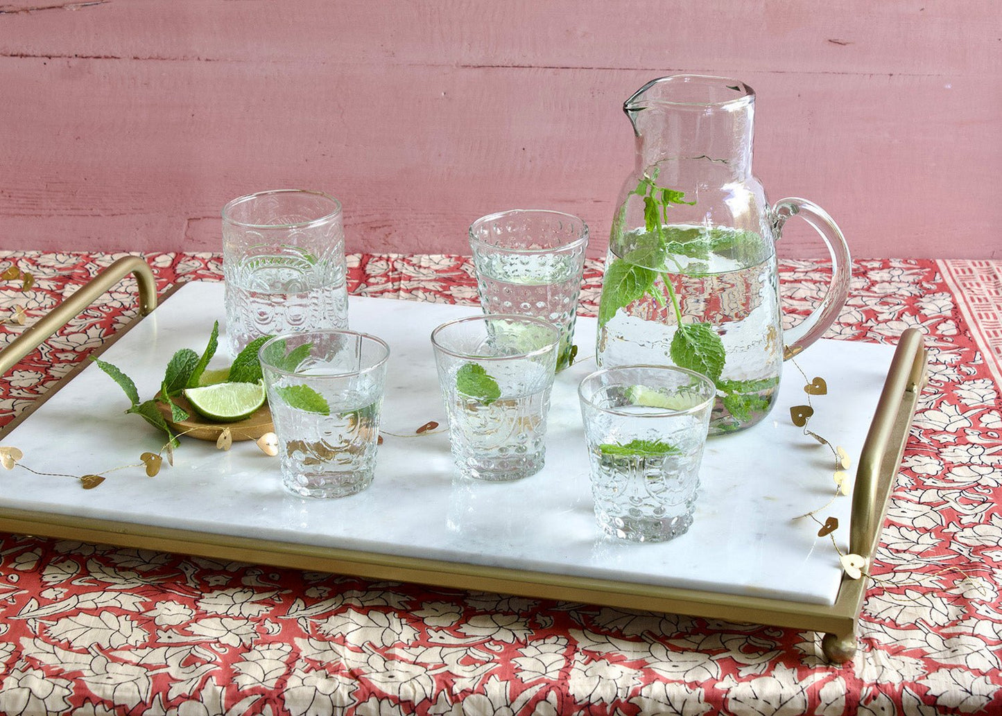 Verre avec des bulles
