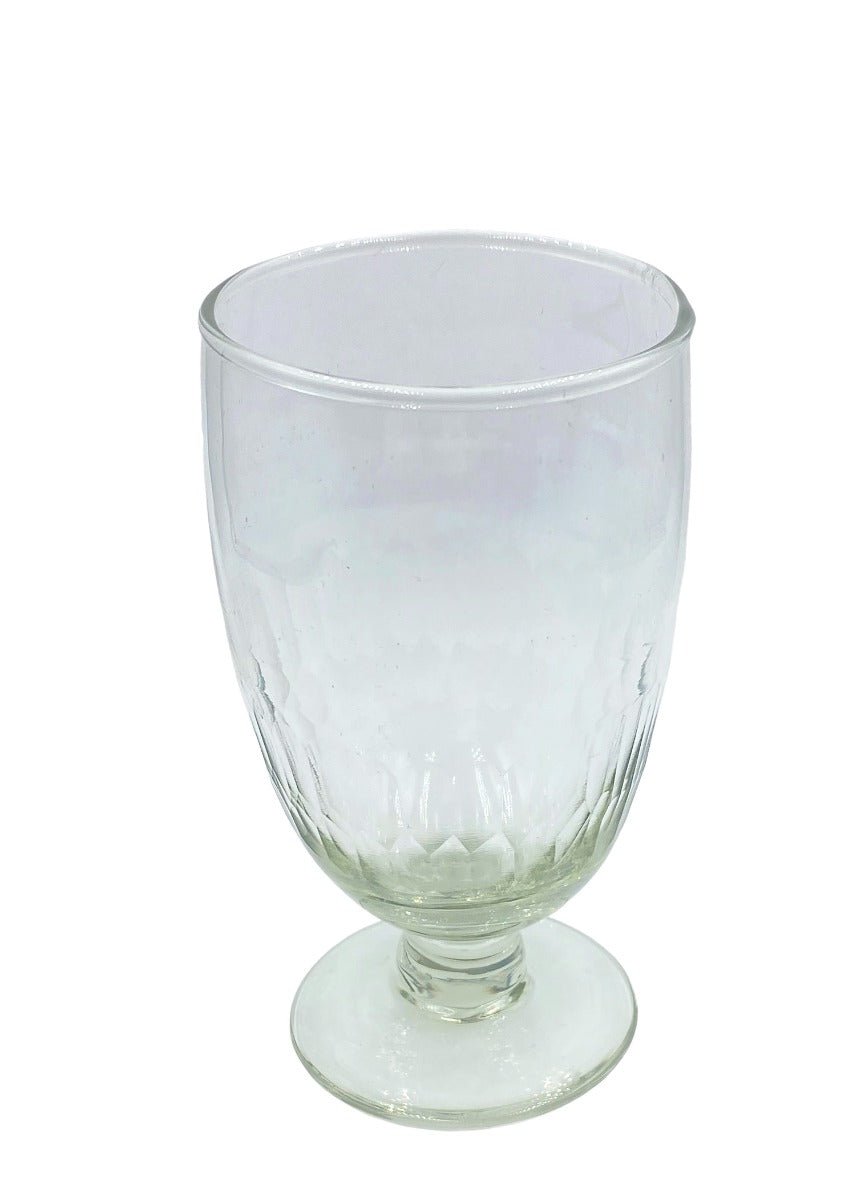 Hand-cut wine glass