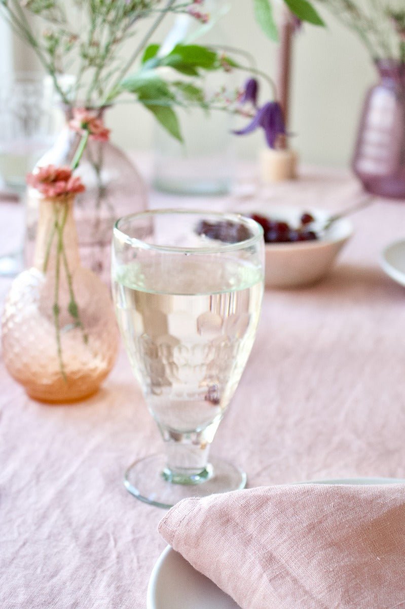 Verre à vin taillé à la main