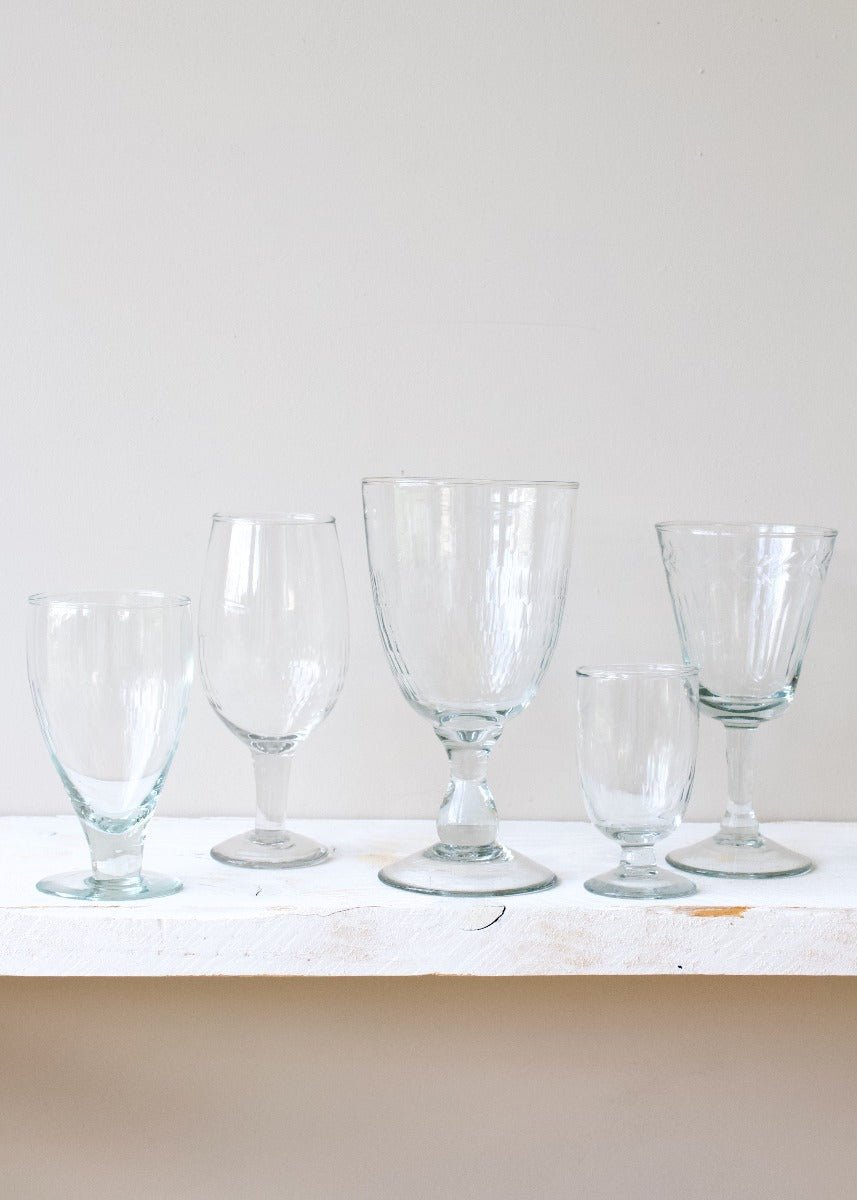 Verre à vin taillé à la main
