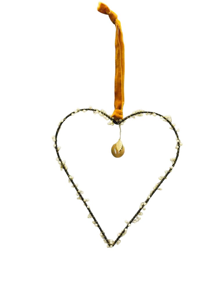 Coeur avec perle