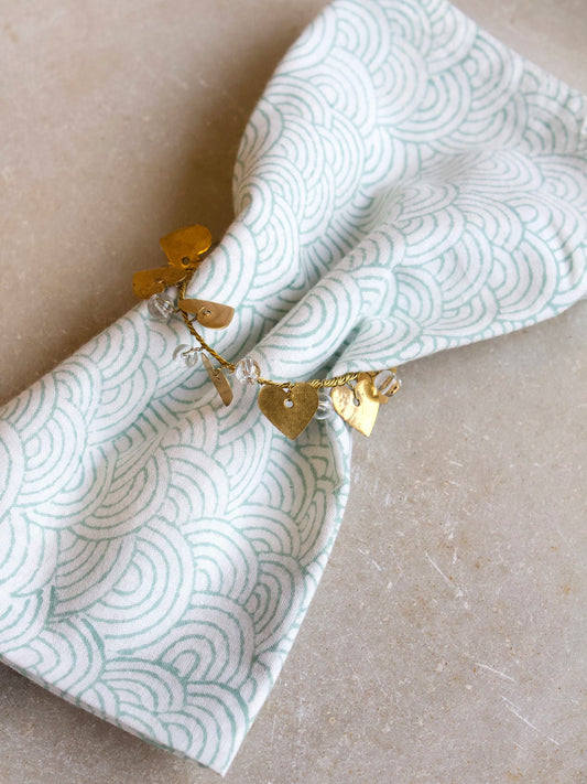 Napkin ring hearts