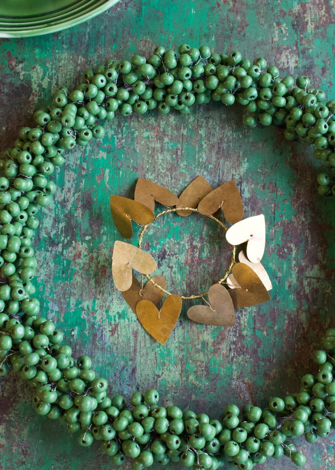 Napkin ring large hearts
