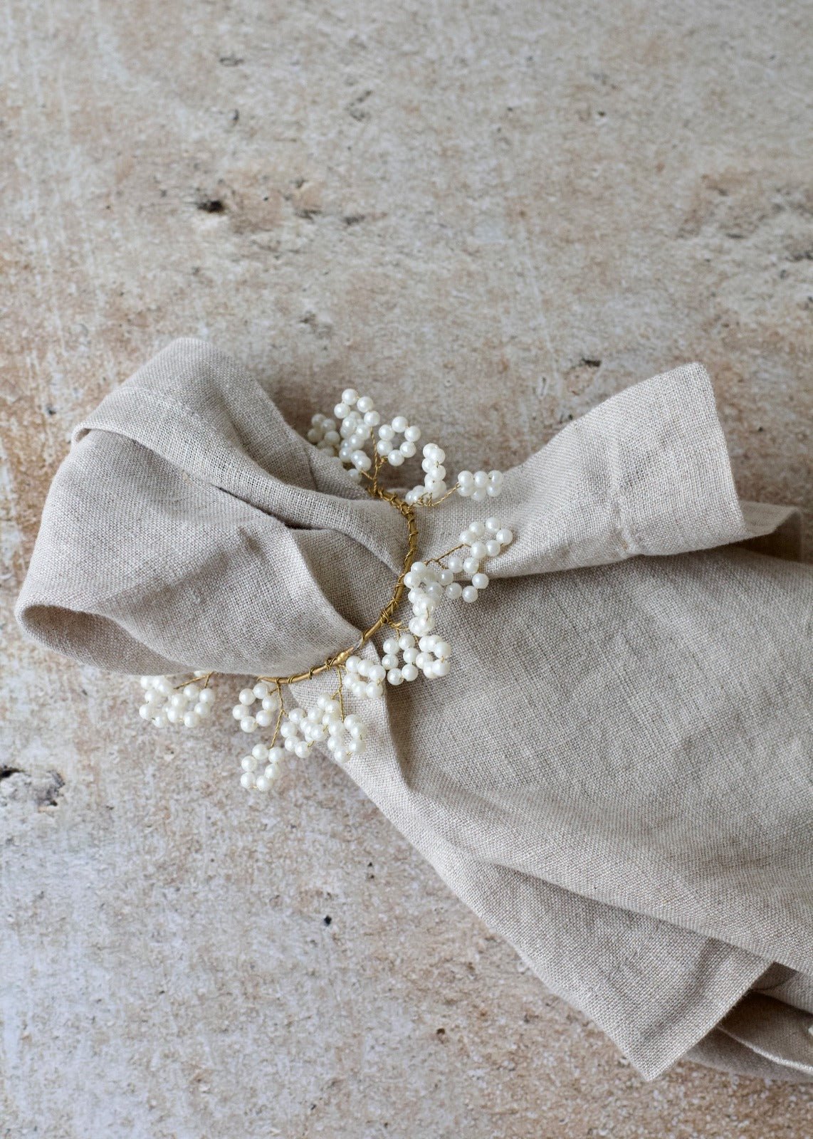 Pearl napkin ring