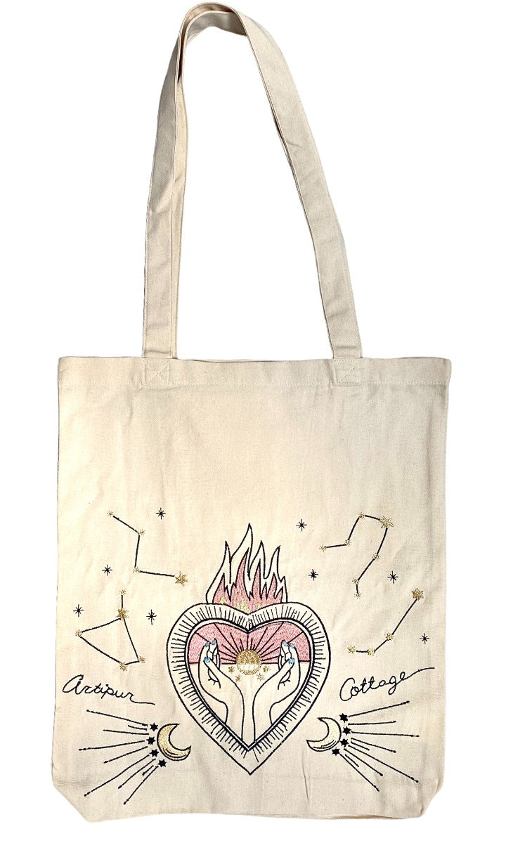 Tote bag heart