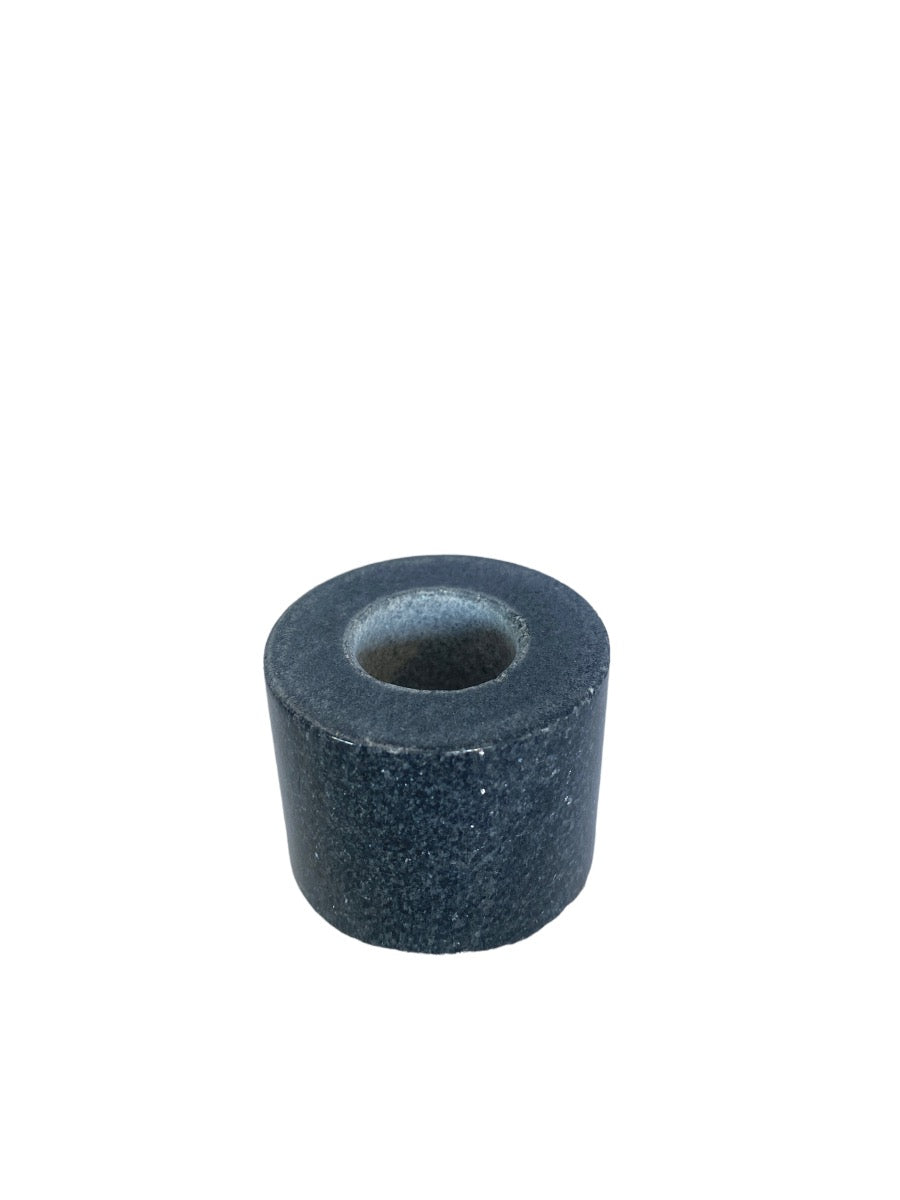 Black Marble Candle Holder