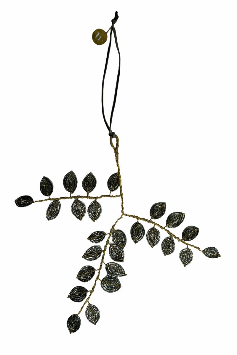Branch Beaded Leaves