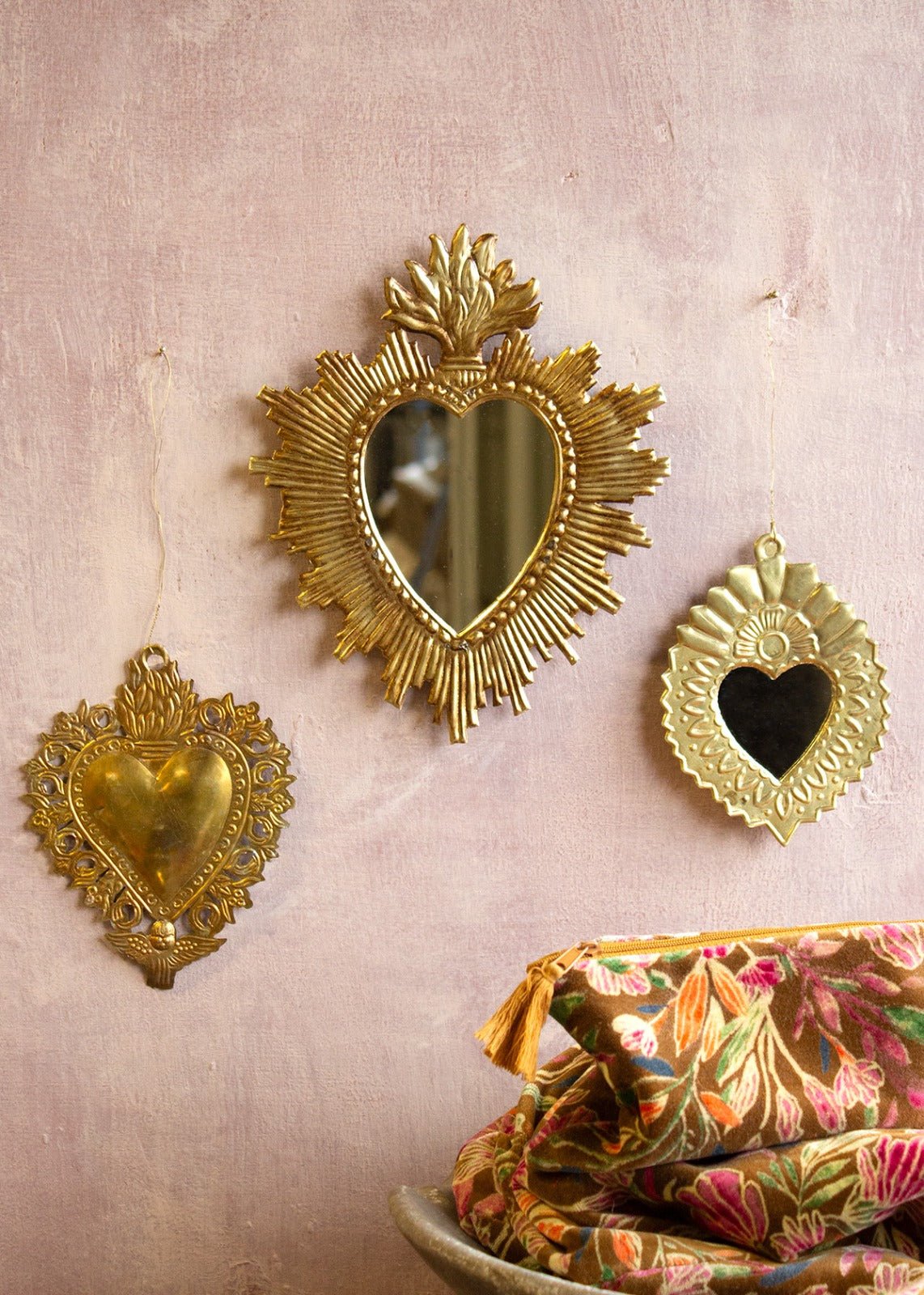 Sacred Heart Mirror With Rays Medium