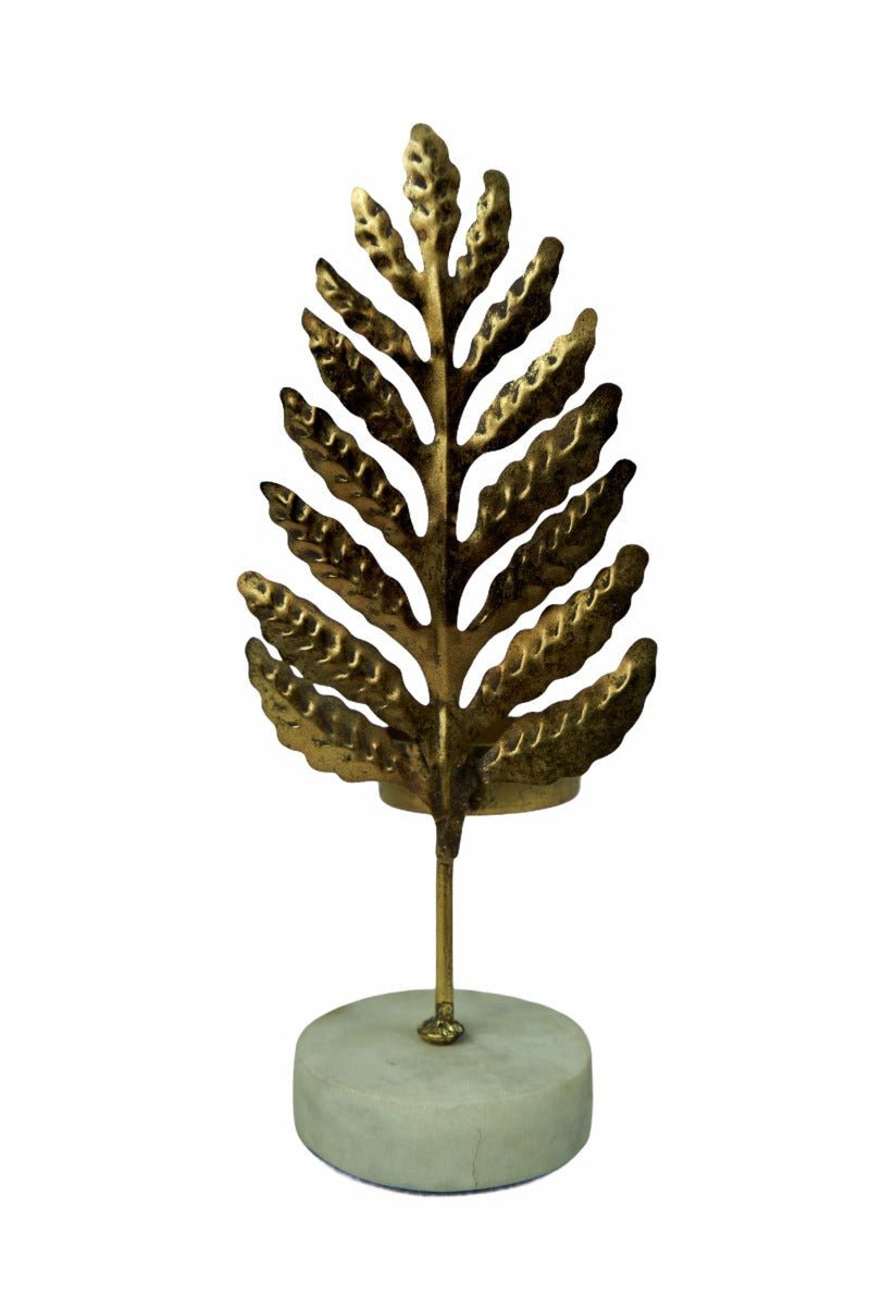 Theelicht varenblad