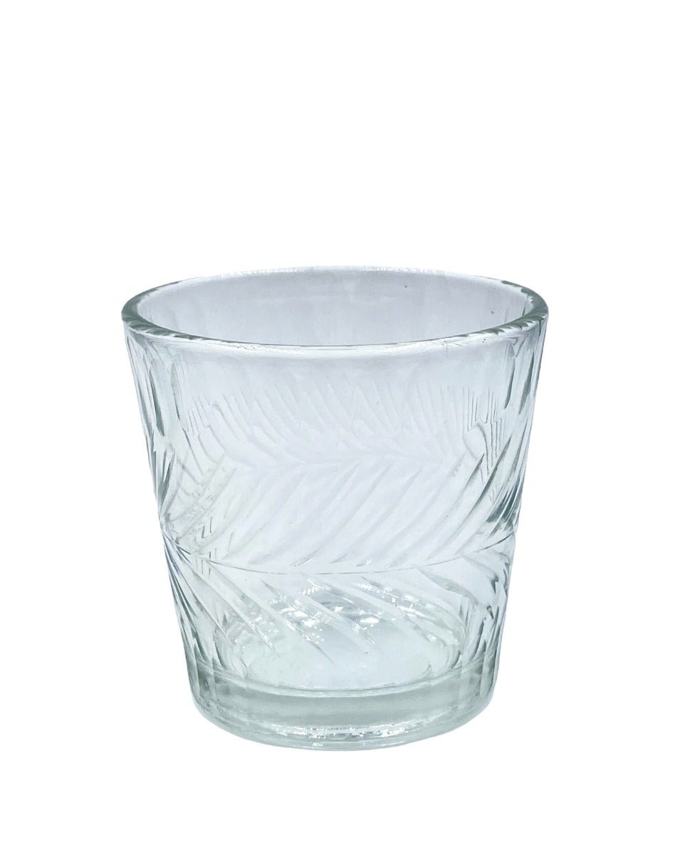 Tealight hand-cut glass