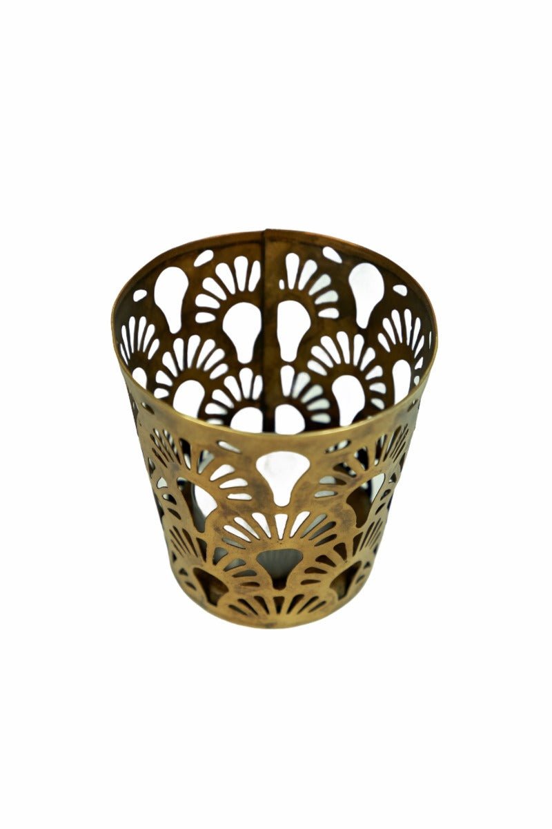 Tealight hand-cut metal