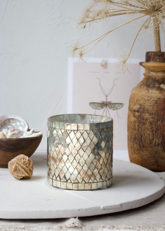 Tealight Mosaic Antique