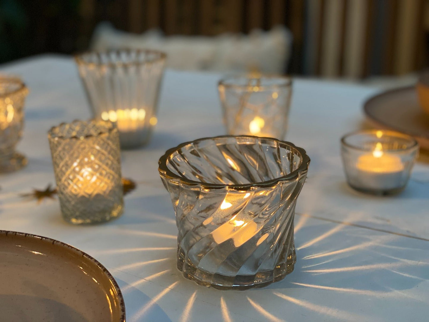 Tourbillon de bougies chauffe-plat
