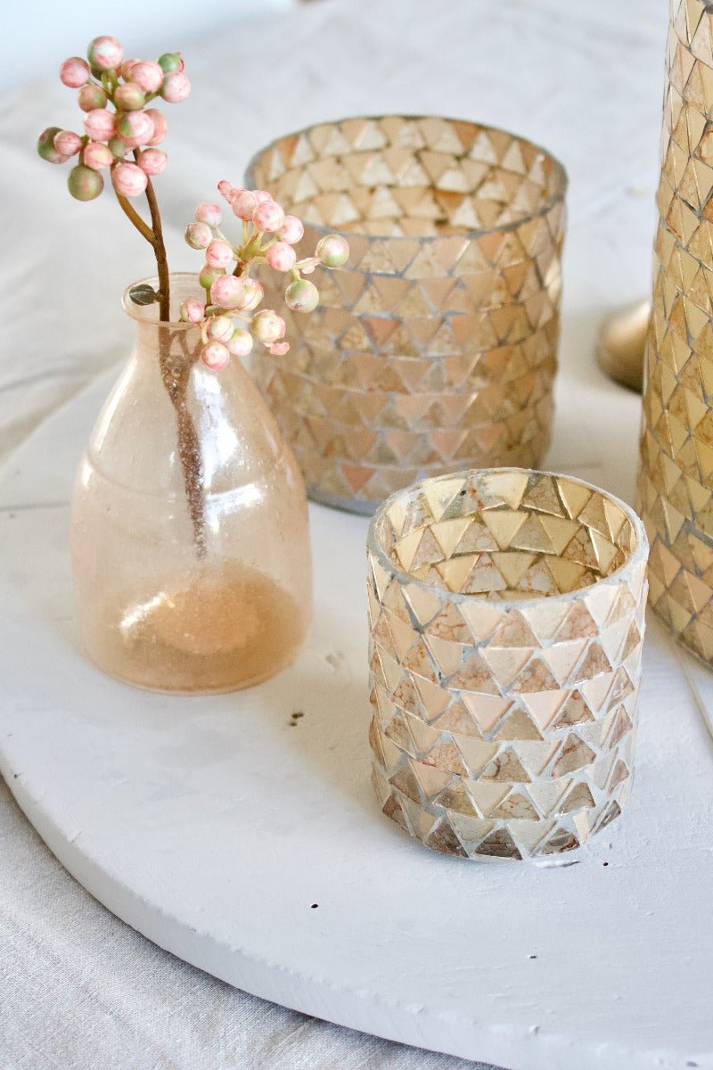 Tealightholder mosaic