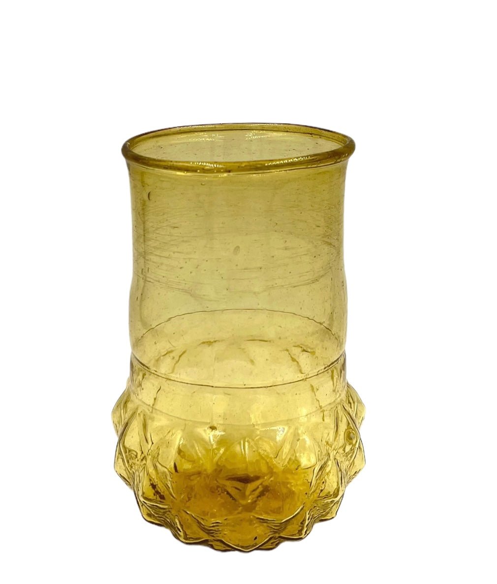Vase gold recycled glass