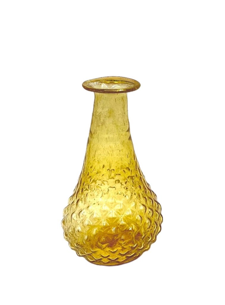 Vase recycled glass gold