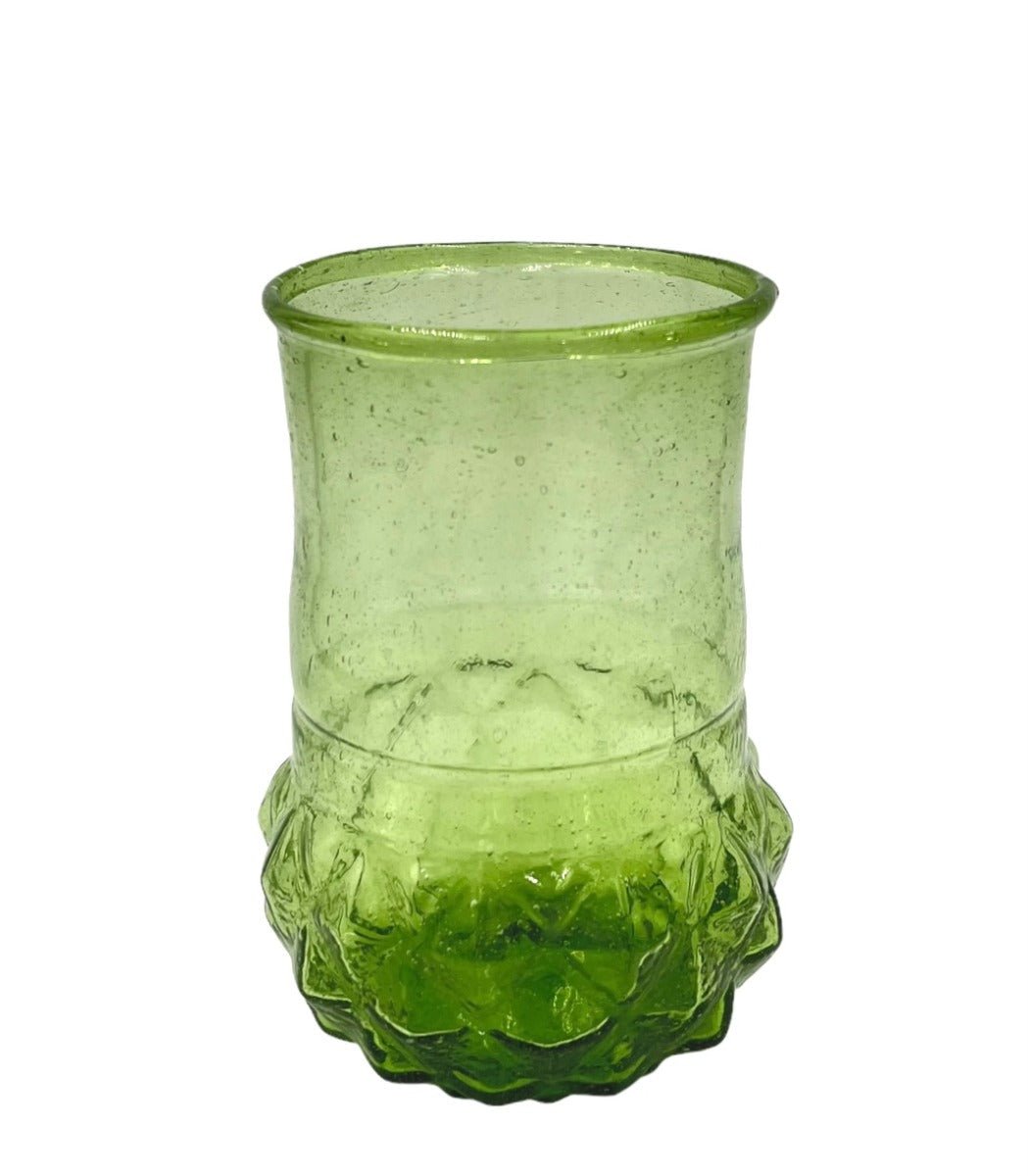 Vase en verre recyclé vert