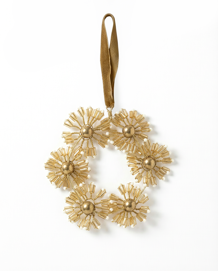 Kralen Bloem Ornament