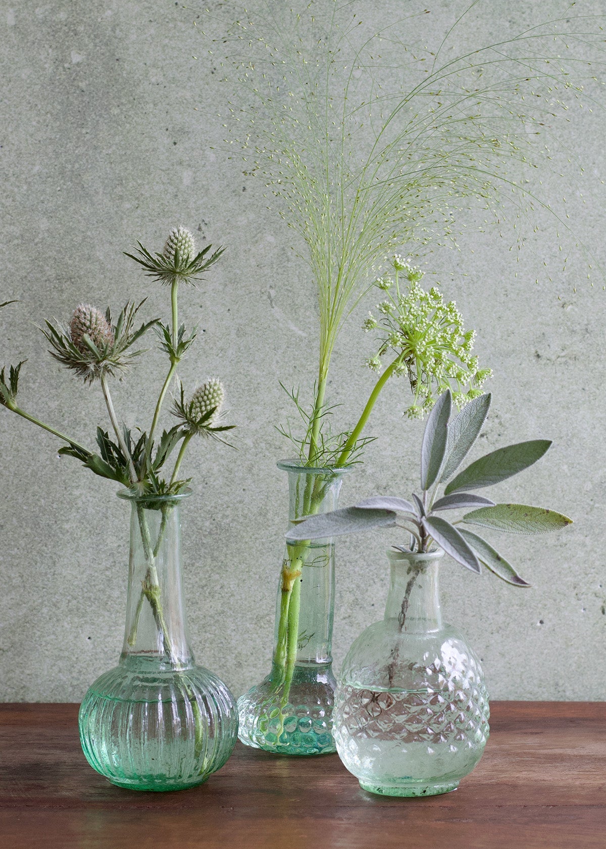 Glasblumenvase