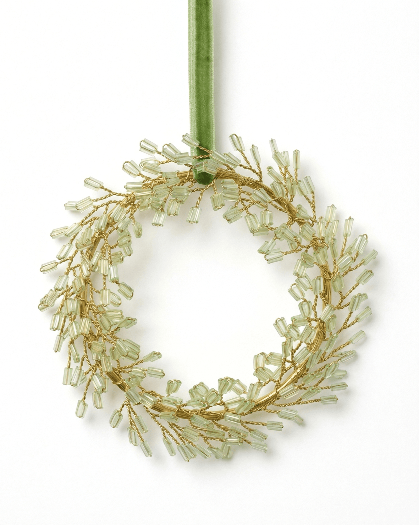 Wreath Ornament Pale Celadon