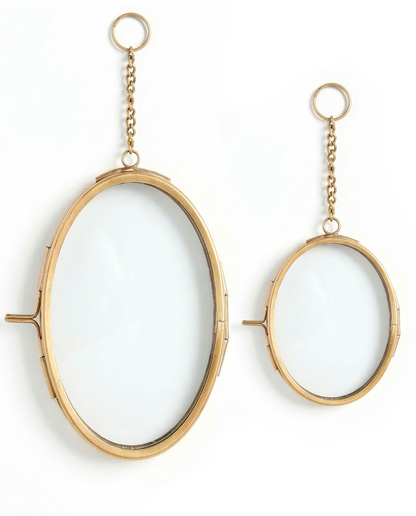 Oval Hanging Photo Frame