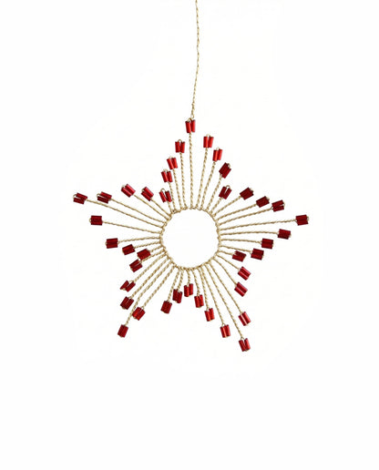 Beaded Star Ornament