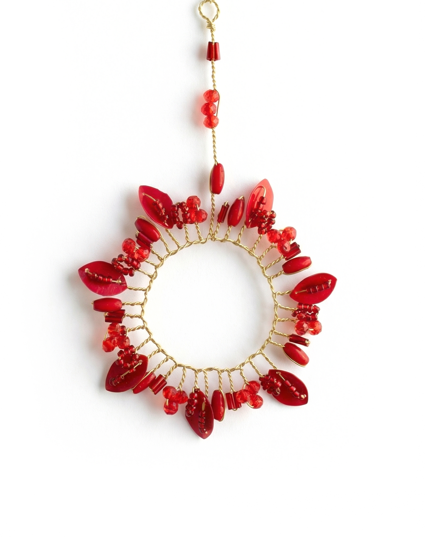 Drahtperlenornament