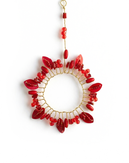Drahtperlenornament